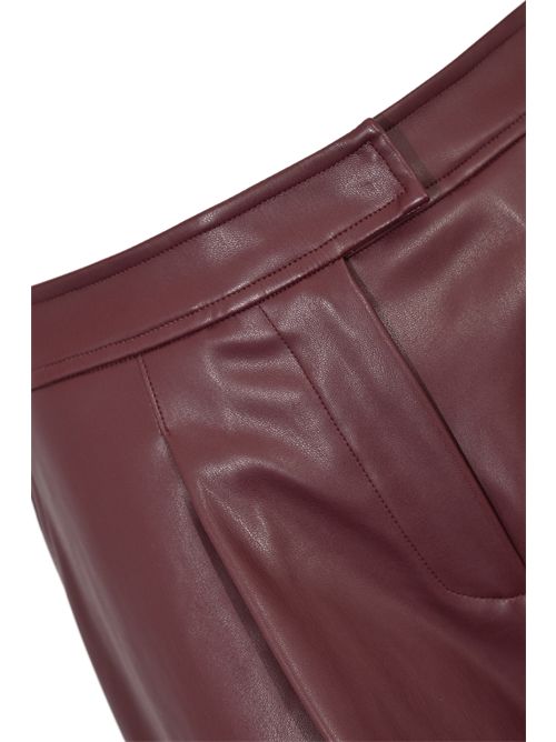 Bermuda in ecopelle con pinces Alpha studio | AD-4641Q2009